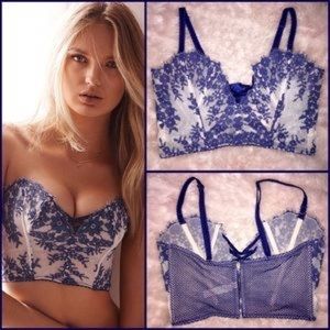 Victoria’s Secret Dream Angels Blue Bustier, thong